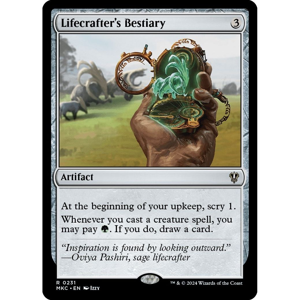 Image for Lifecrafter's Bestiary (231) (MKC) - Magic: The Gathering