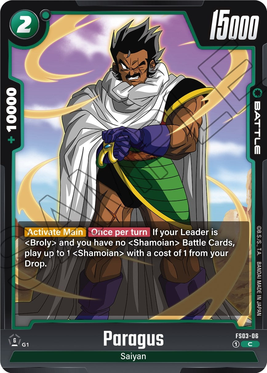 Image for Paragus - FS03-06 (FS03-06) (FS03) - Dragon Ball Super: Fusion World