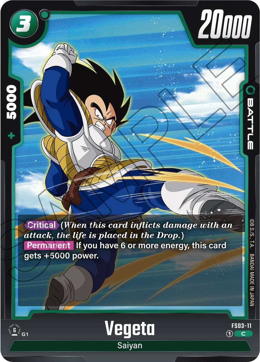 Image for Vegeta - FS03-11 (FS03-11) (FS03) - Dragon Ball Super: Fusion World