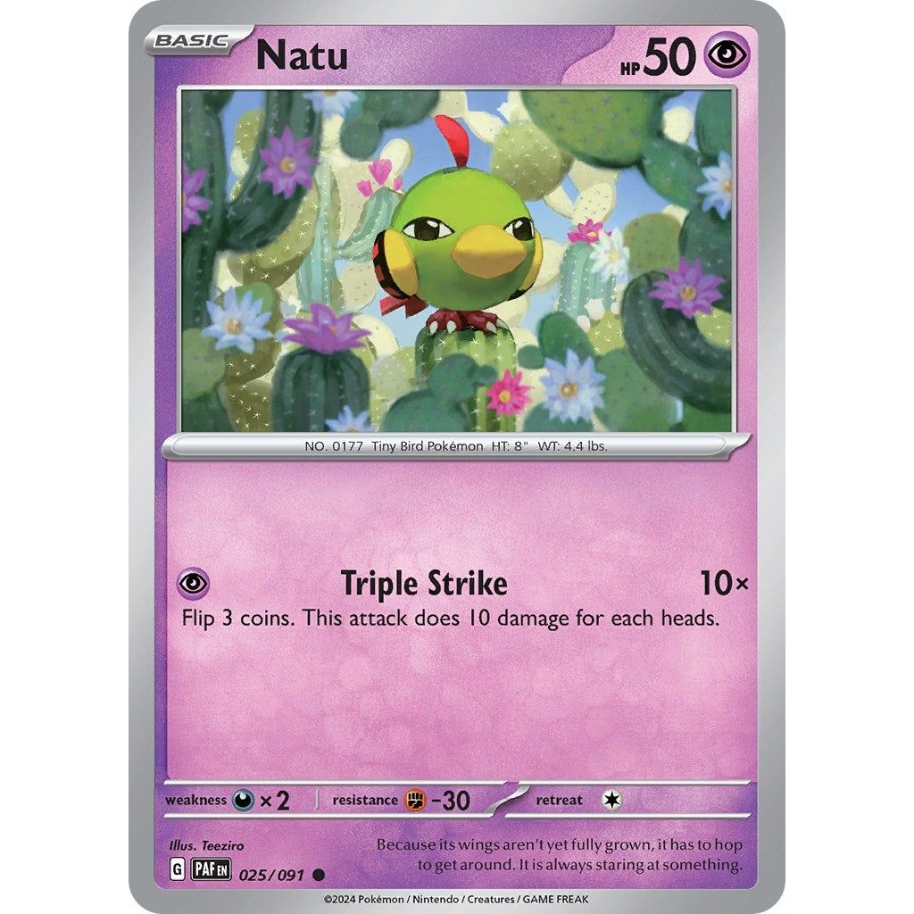Image for Natu (025/091) (PAF) - Pokemon
