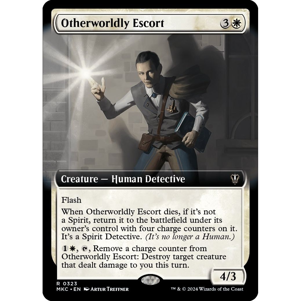 Image for Otherworldly Escort (Extended Art) (323) (MKC) - Magic: The Gathering