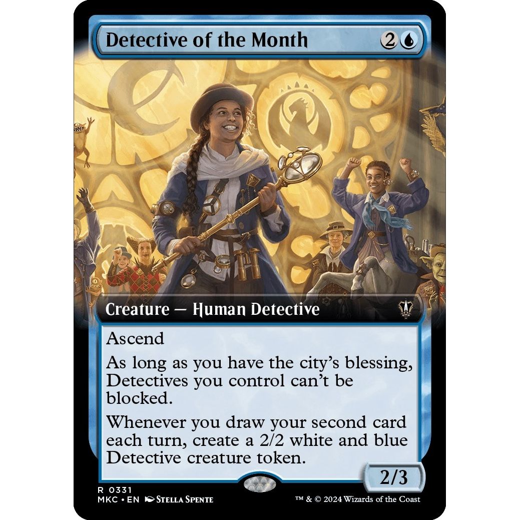 Image for Detective of the Month (Extended Art) (331) (MKC) - Magic: The Gathering