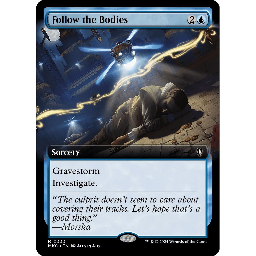 Image for Follow the Bodies (Extended Art) (333) (MKC) - Magic: The Gathering