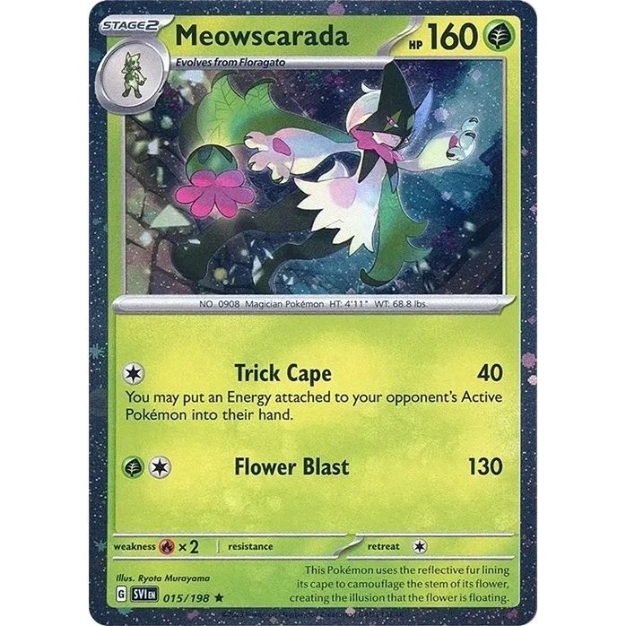 Image for Meowscarada - 015/198 (Cosmos Holo) (015/198) (MCAP) - Pokemon