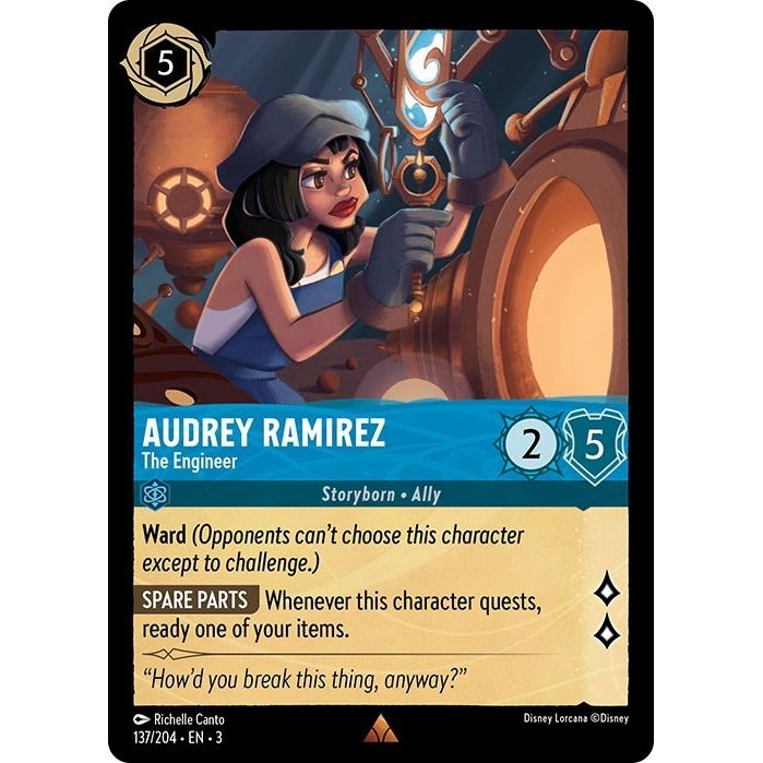 Image for Audrey Ramirez - The Engineer (137/204) (3) - Disney Lorcana