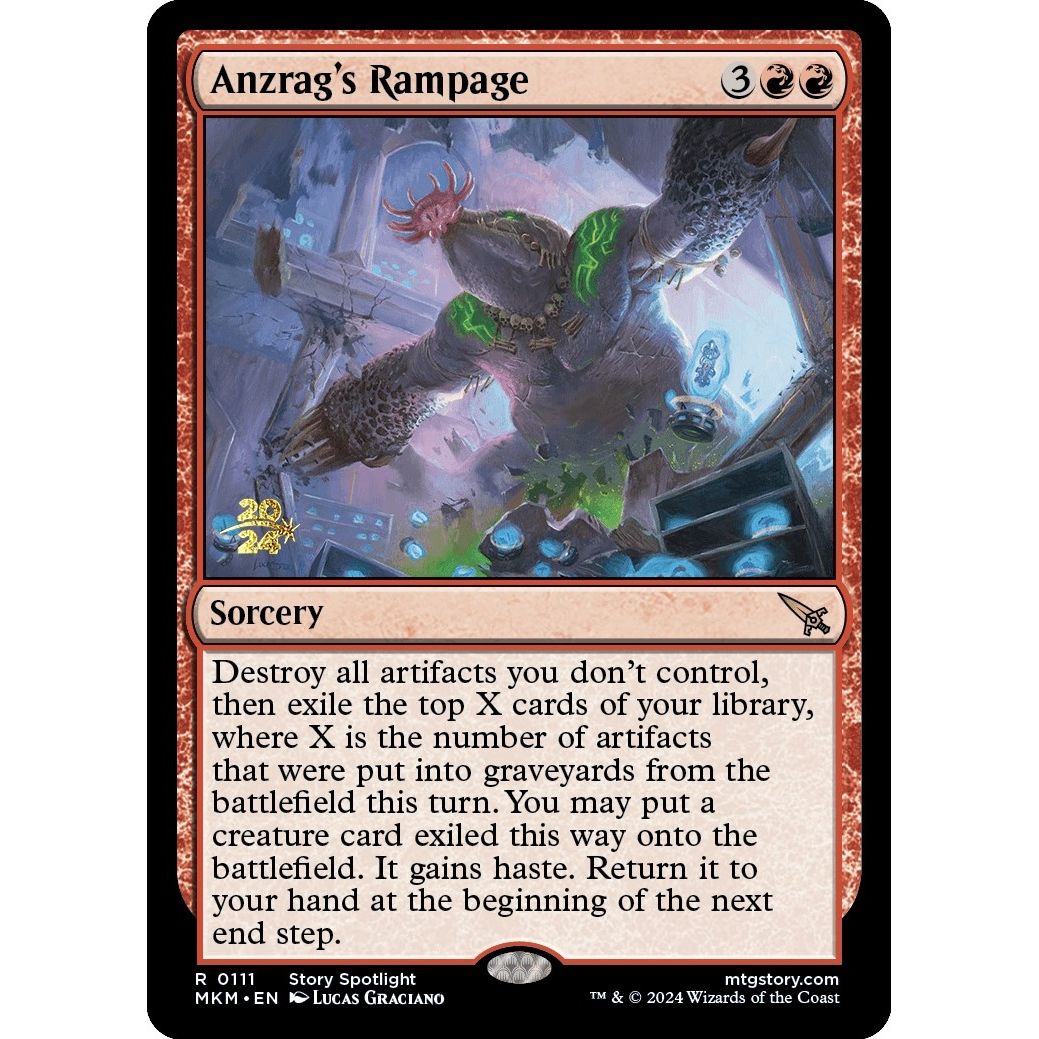 Image for Anzrag's Rampage (111) (PRE) - Magic: The Gathering