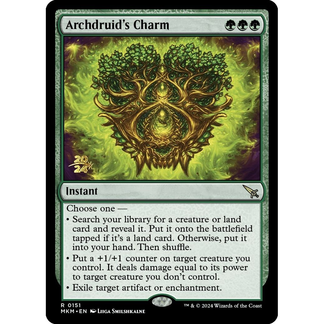 Image for Archdruid's Charm (151) (PRE) - Magic: The Gathering