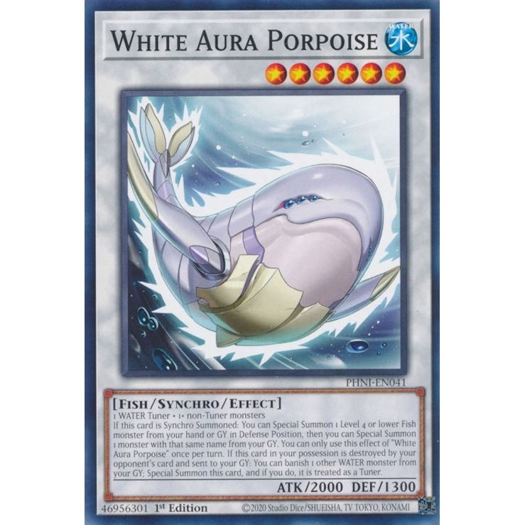 Image for White Aura Porpoise (PHNI-EN041) (PHNI) - YuGiOh