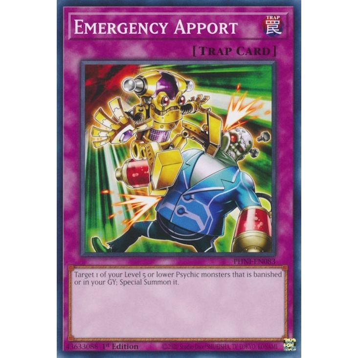 Image for Emergency Apport (PHNI-EN083) (PHNI) - YuGiOh