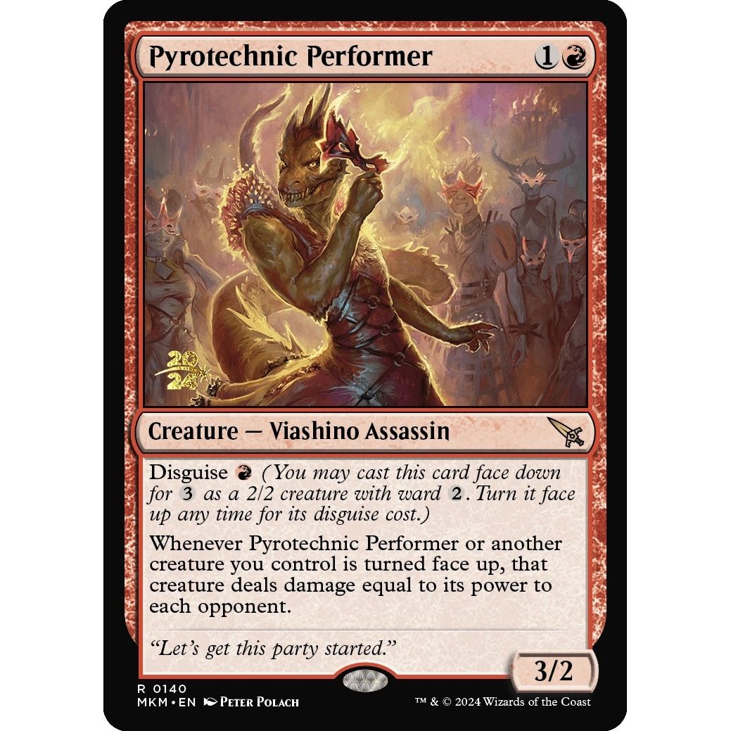 Image for Pyrotechnic Performer (140) (PRE) - Magic: The Gathering