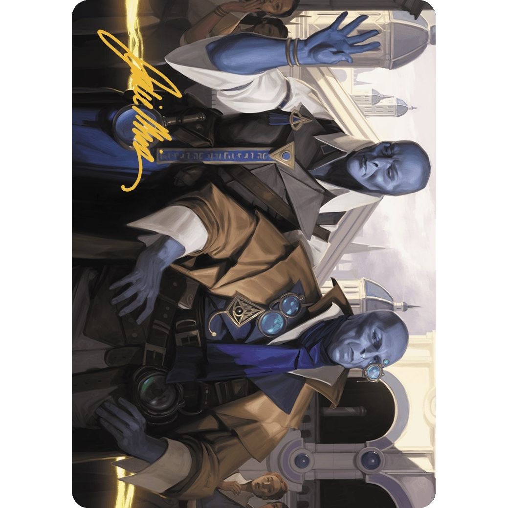 Image for Hotshot Investigators Art Card (Gold-Stamped Signature) (5) (ASMKM) - Magic: The Gathering