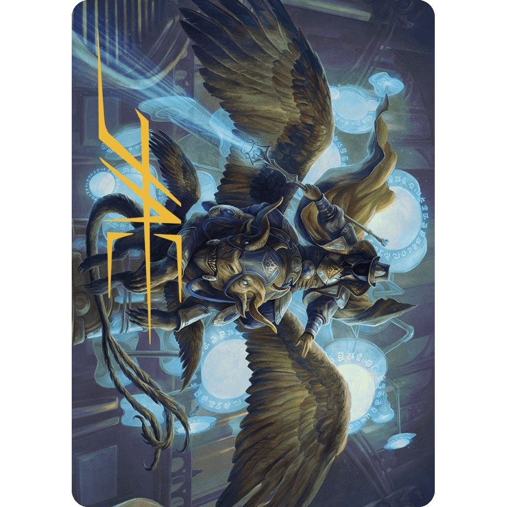 Image for Ezrim, Agency Chief Art Card (Gold-Stamped Signature) (20) (ASMKM) - Magic: The Gathering