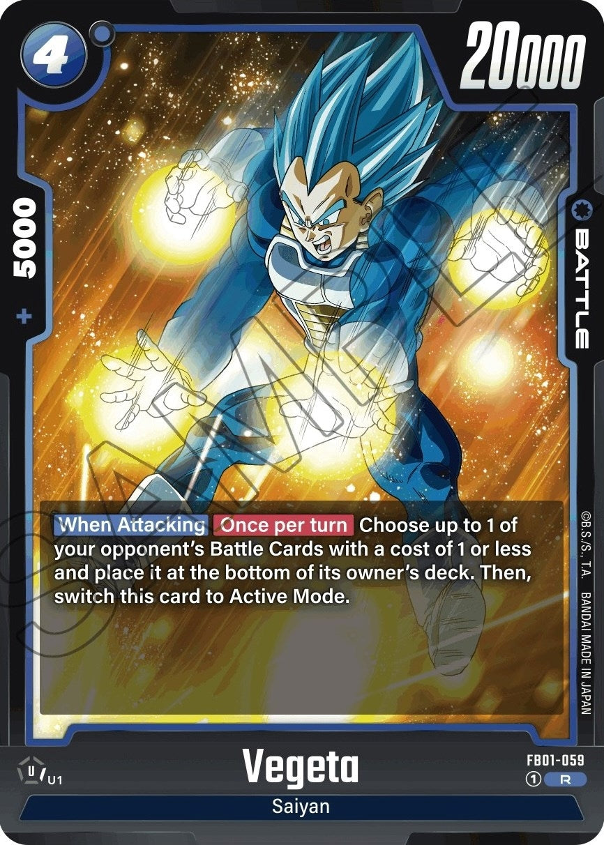 Image for Vegeta - FB01-059 (FB01-059) (FB01) - Dragon Ball Super: Fusion World