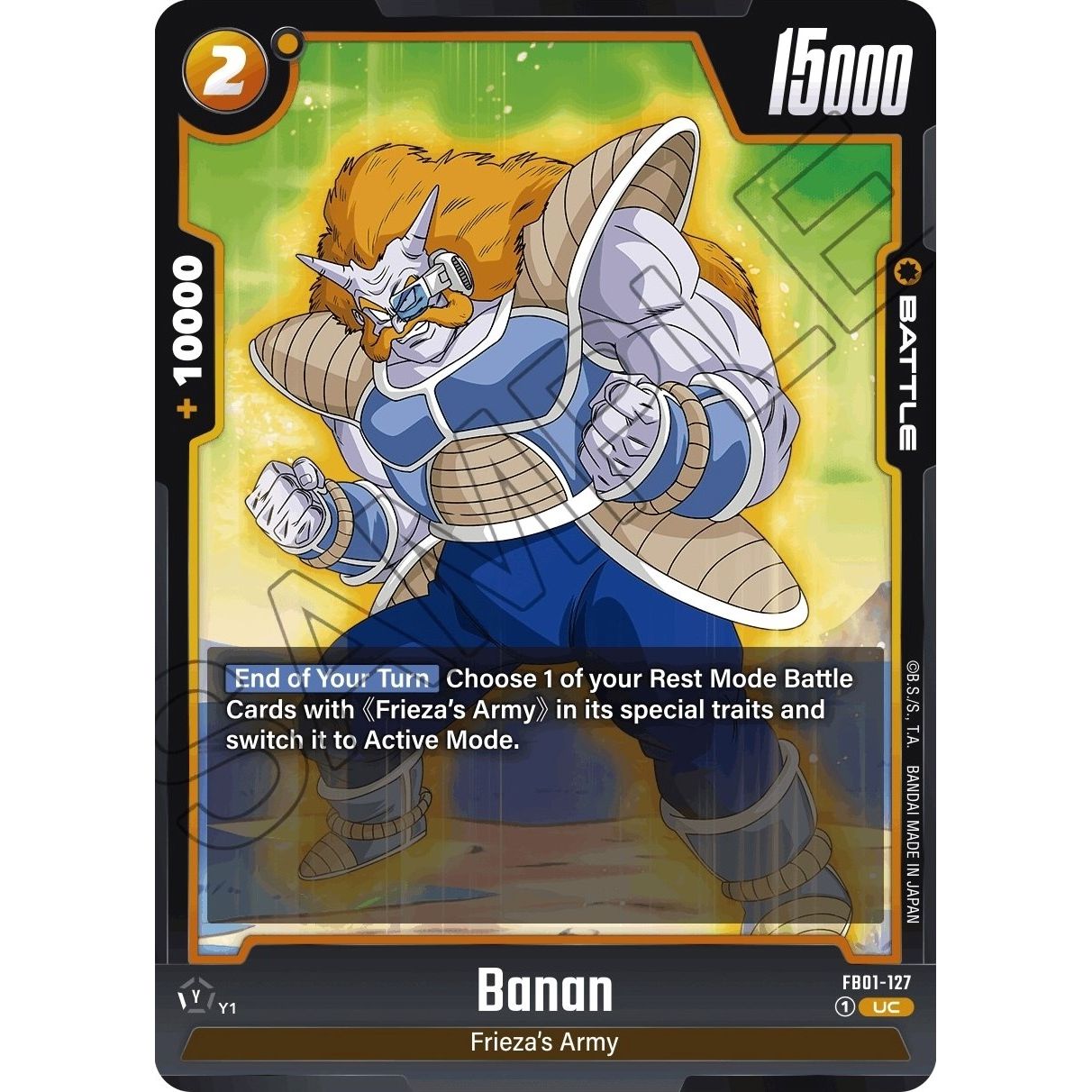 Image for Banan (FB01-127) (FB01) - Dragon Ball Super: Fusion World