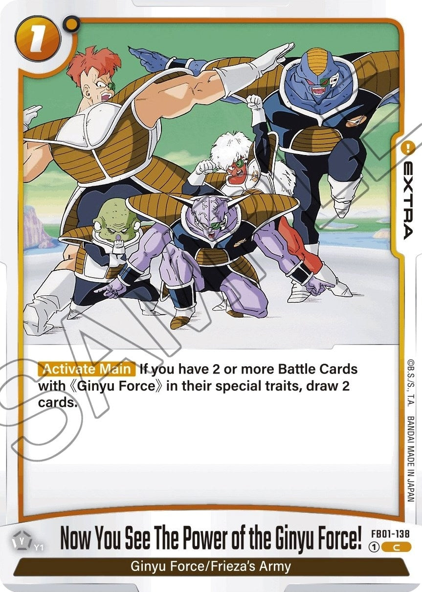 Image for Now You See The Power of the Ginyu Force! (FB01-138) (FB01) - Dragon Ball Super: Fusion World