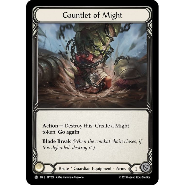 Image for Gauntlet of Might (BET006) - Flesh and Blood TCG