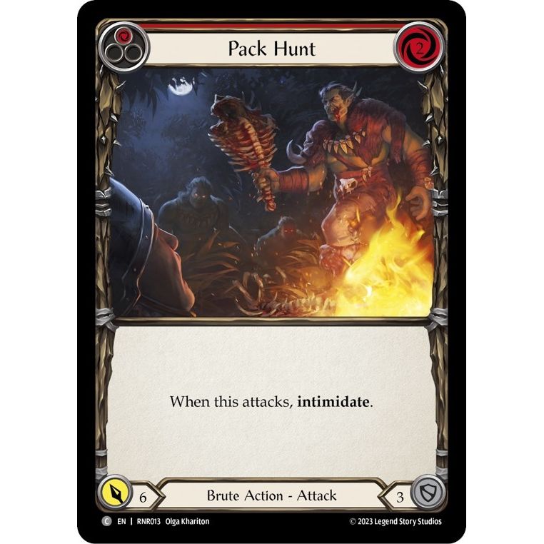 Image for Pack Hunt (Red) (RNR013) - Flesh and Blood TCG