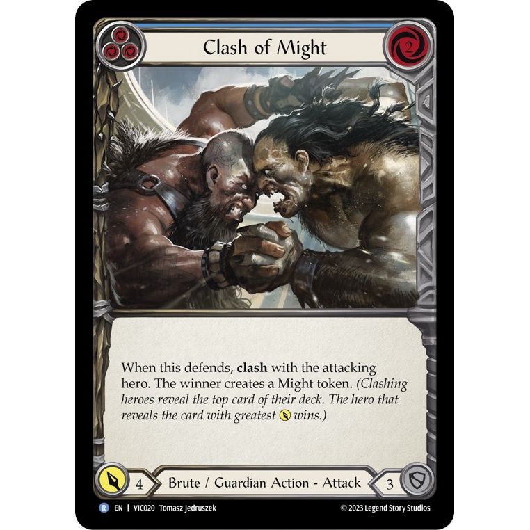 Image for Clash of Might (Blue) (VIC020) - Flesh and Blood TCG