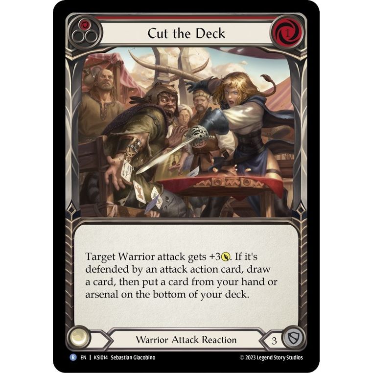 Image for Cut the Deck (Red) (KSI014) - Flesh and Blood TCG