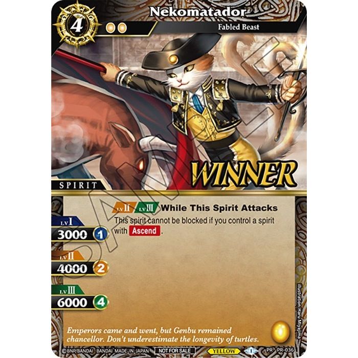 Image for Nekomatador (Tournament Pack Vol. 4 -Winner-) (PR-036) (LEP) - Battle Spirits Saga
