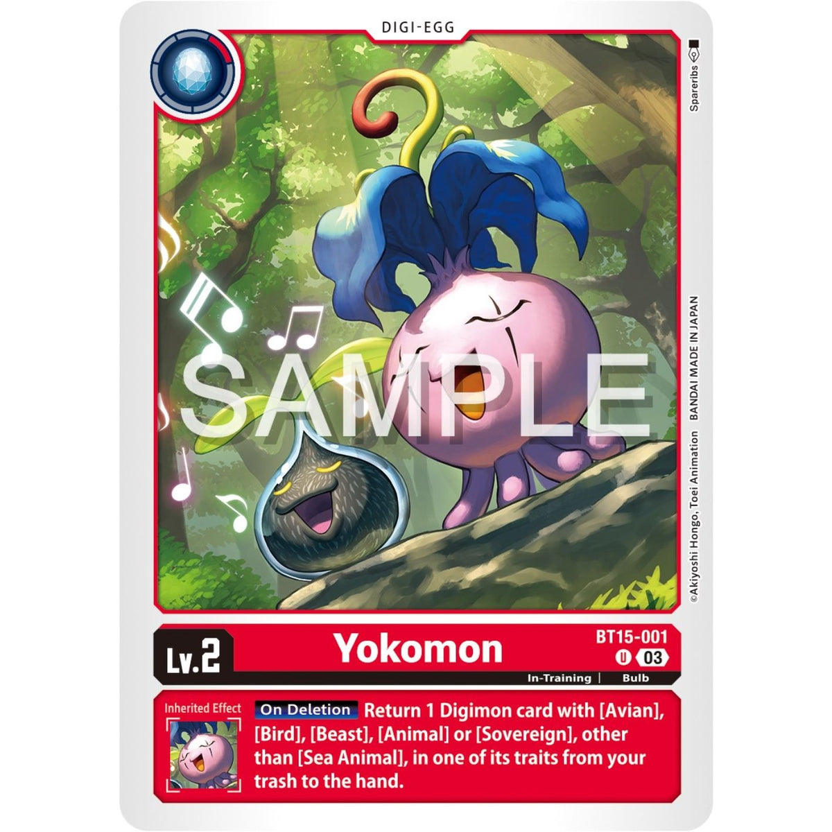 Image for Yokomon (BT15-001 U) (BT15) - Digimon Card Game