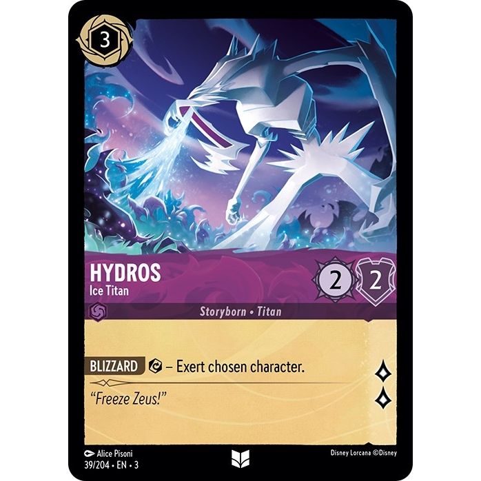 Image for Hydros - Ice Titan (39/204) (3) - Disney Lorcana
