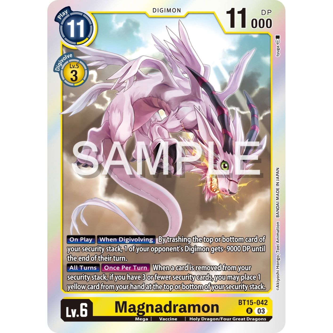 Image for Magnadramon (BT15-042 R) (BT15) - Digimon Card Game