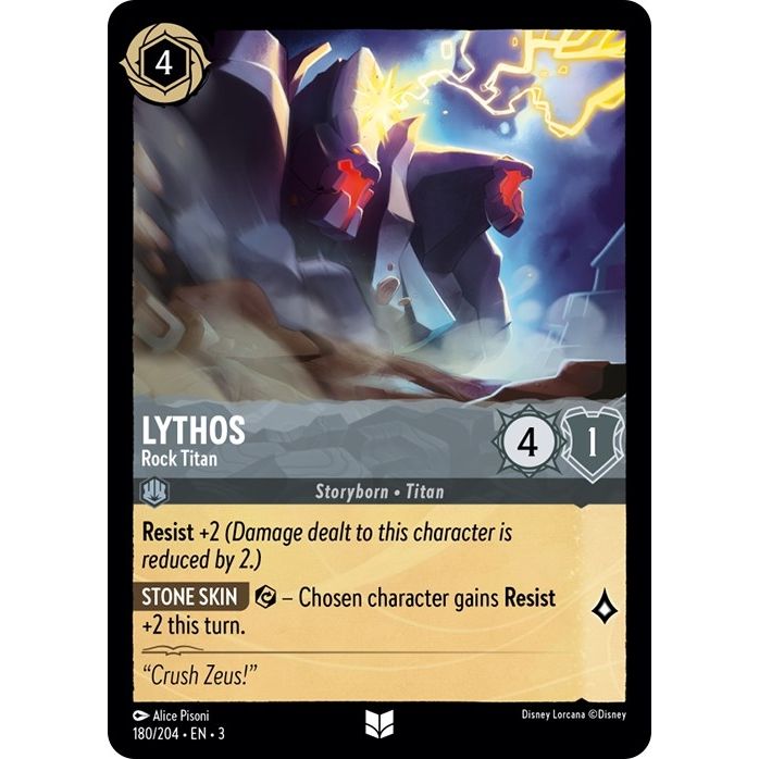 Image for Lythos - Rock Titan (180/204) (3) - Disney Lorcana