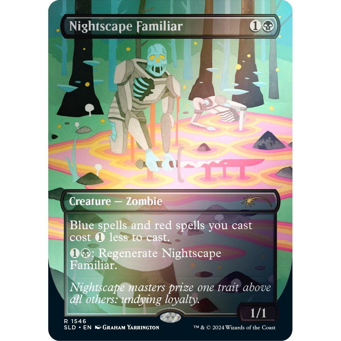 Image for Nightscape Familiar (Rainbow Foil) (1546) (SLD) - Magic: The Gathering