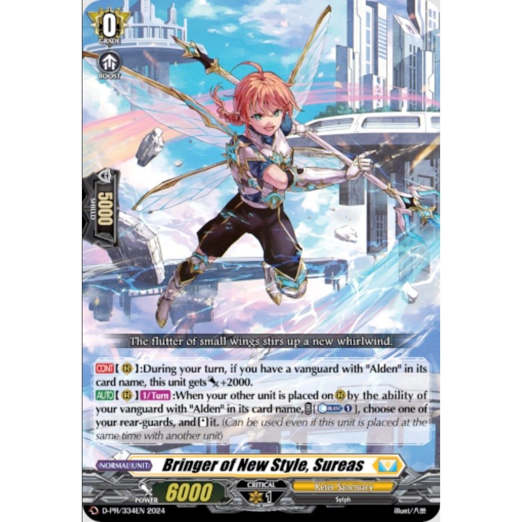 Image for Bringer of New Style, Sureas (D-PR/334EN) (D-PR) - Cardfight Vanguard
