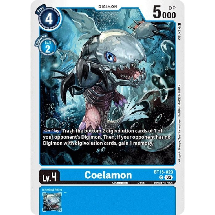 Image for Coelamon (BT15-023 U) (BT15) - Digimon Card Game