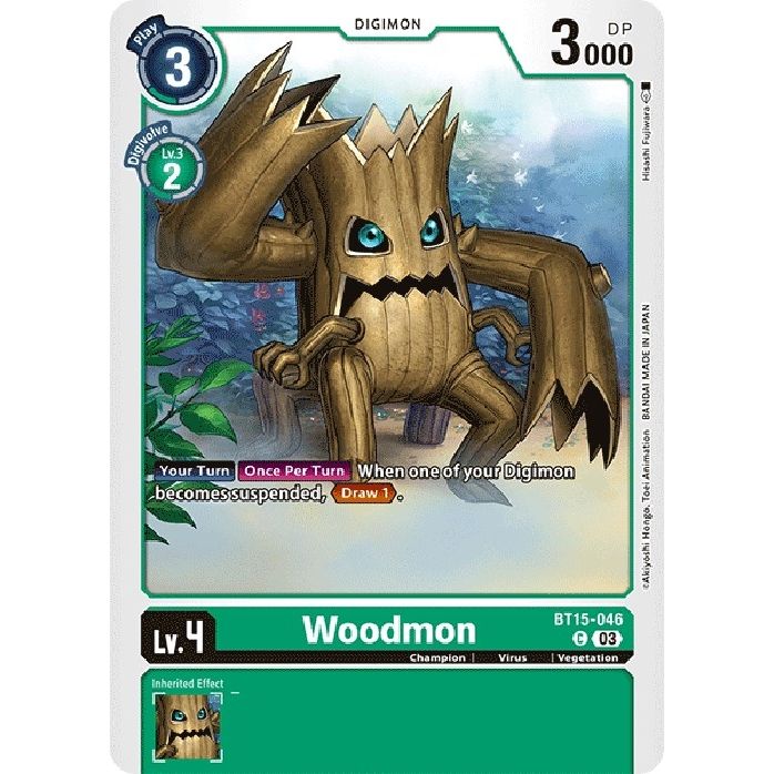 Image for Woodmon (BT15-046 C) (BT15) - Digimon Card Game