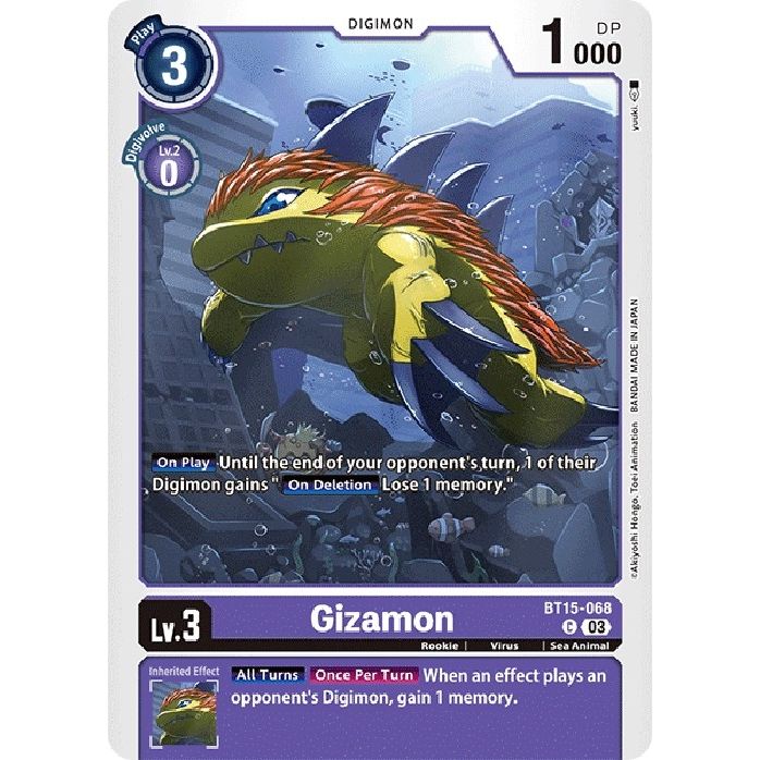 Image for Gizamon (BT15-068 C) (BT15) - Digimon Card Game