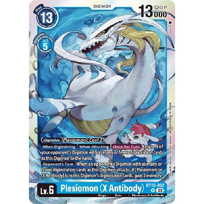 Image for Plesiomon (X Antibody) (BT15-032 R) (BT15) - Digimon Card Game