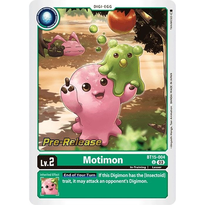 Image for Motimon (BT15-004 U) (BT15_PR) - Digimon Card Game