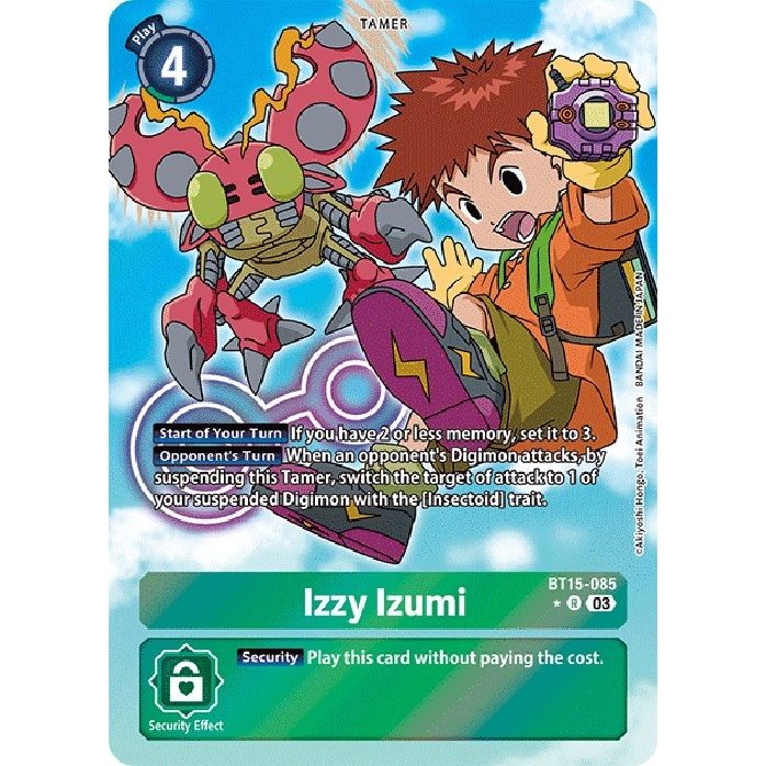 Image for Izzy Izumi (Alternate Art) (BT15-085 R) (BT15) - Digimon Card Game