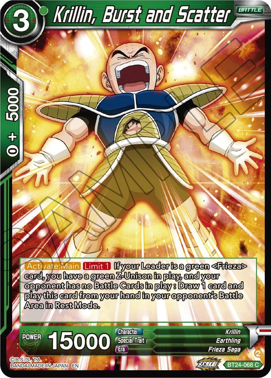 Image for Krillin, Burst and Scatter (BT24-068) (BT24) - Dragon Ball Super: Masters