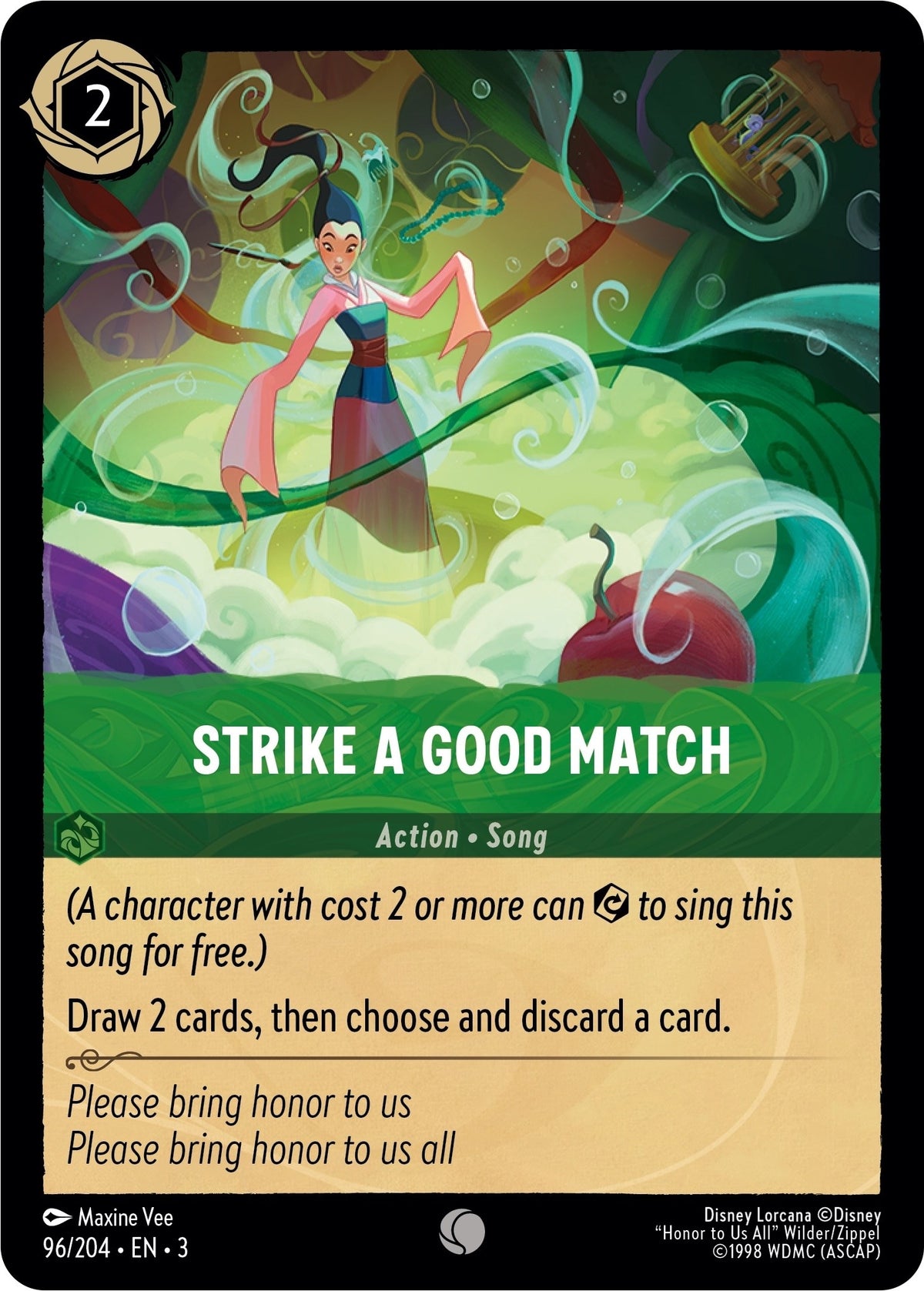 Image for Strike a Good Match (96/204) (3) - Disney Lorcana