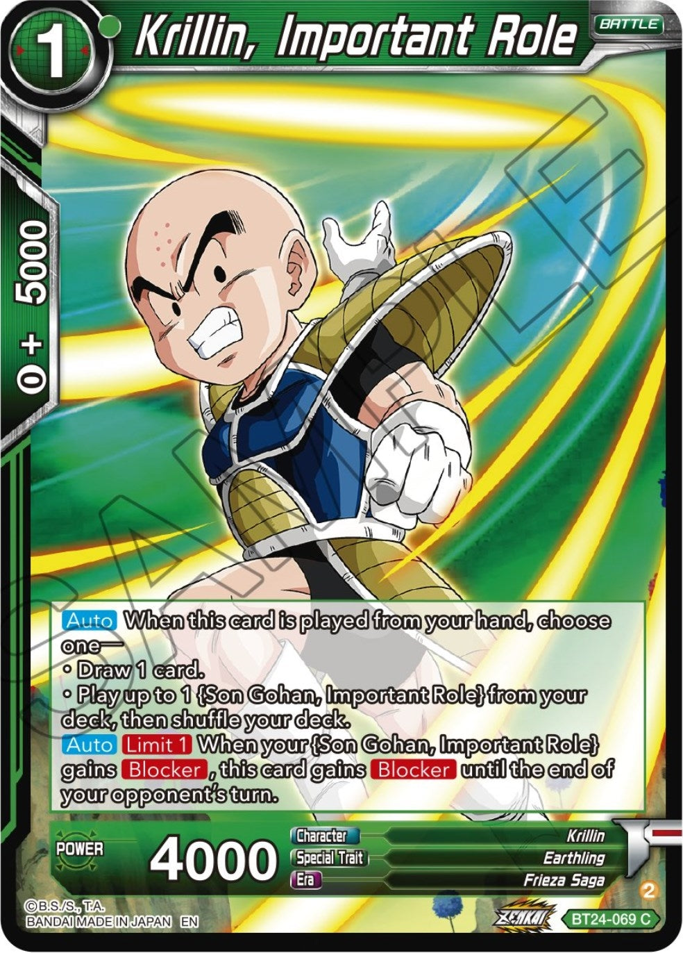 Image for Krillin, Important Role (BT24-069) (BT24) - Dragon Ball Super: Masters