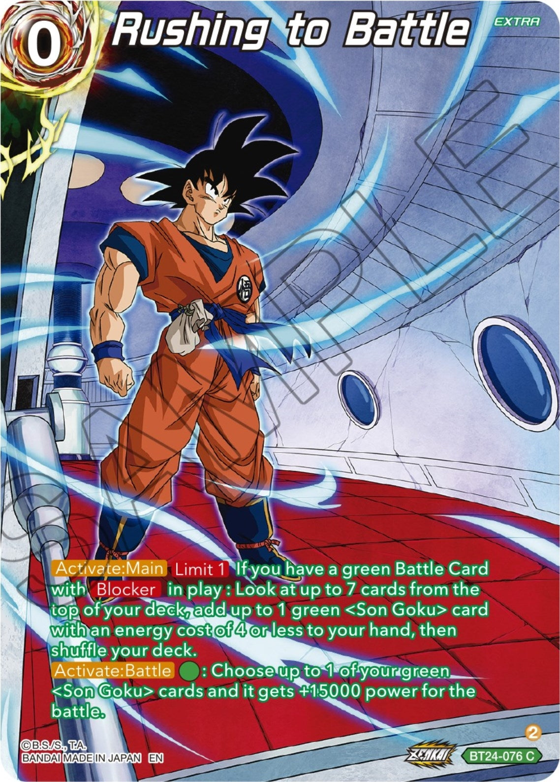 Image for Rushing to Battle (Collector Booster Silver) (BT24-076) (BT24) - Dragon Ball Super: Masters