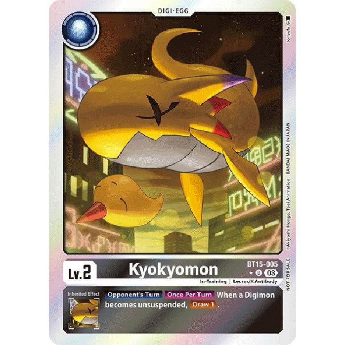 Image for Kyokyomon (Exceed Apocalypse Box Promotion Pack) (BT15-005 U) (BT15) - Digimon Card Game
