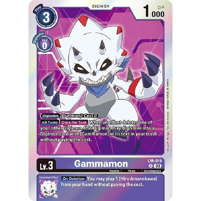 Image for Gammamon (English Exclusive) (LM-016 R) (BT15) - Digimon Card Game