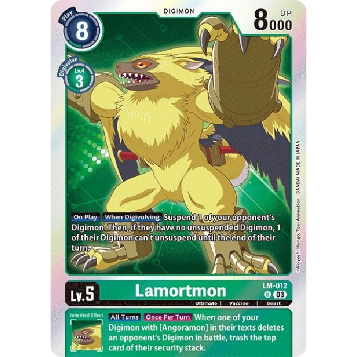 Image for Lamortmon (English Exclusive) (LM-012 U) (BT15) - Digimon Card Game