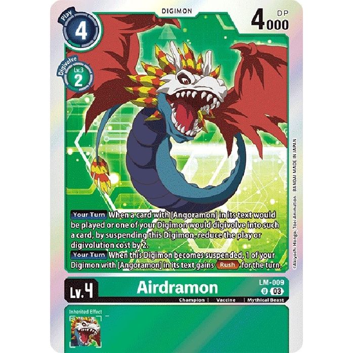 Image for Airdramon (English Exclusive) (LM-009 U) (BT15) - Digimon Card Game