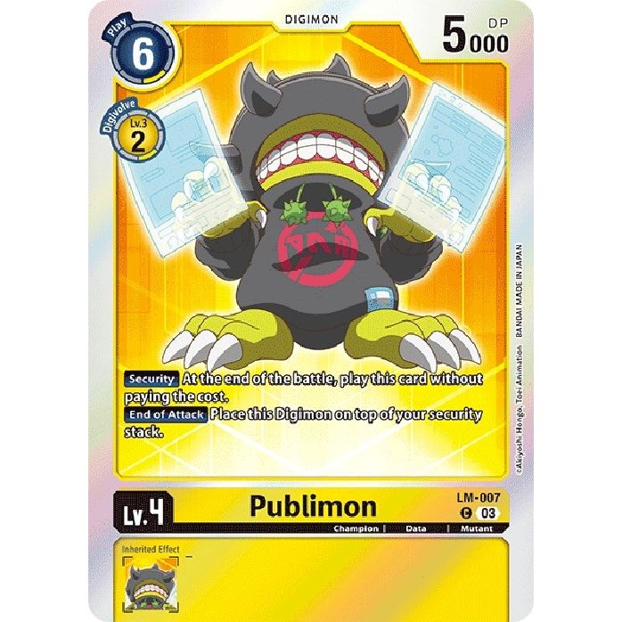 Image for Publimon (English Exclusive) (LM-007 C) (BT15) - Digimon Card Game