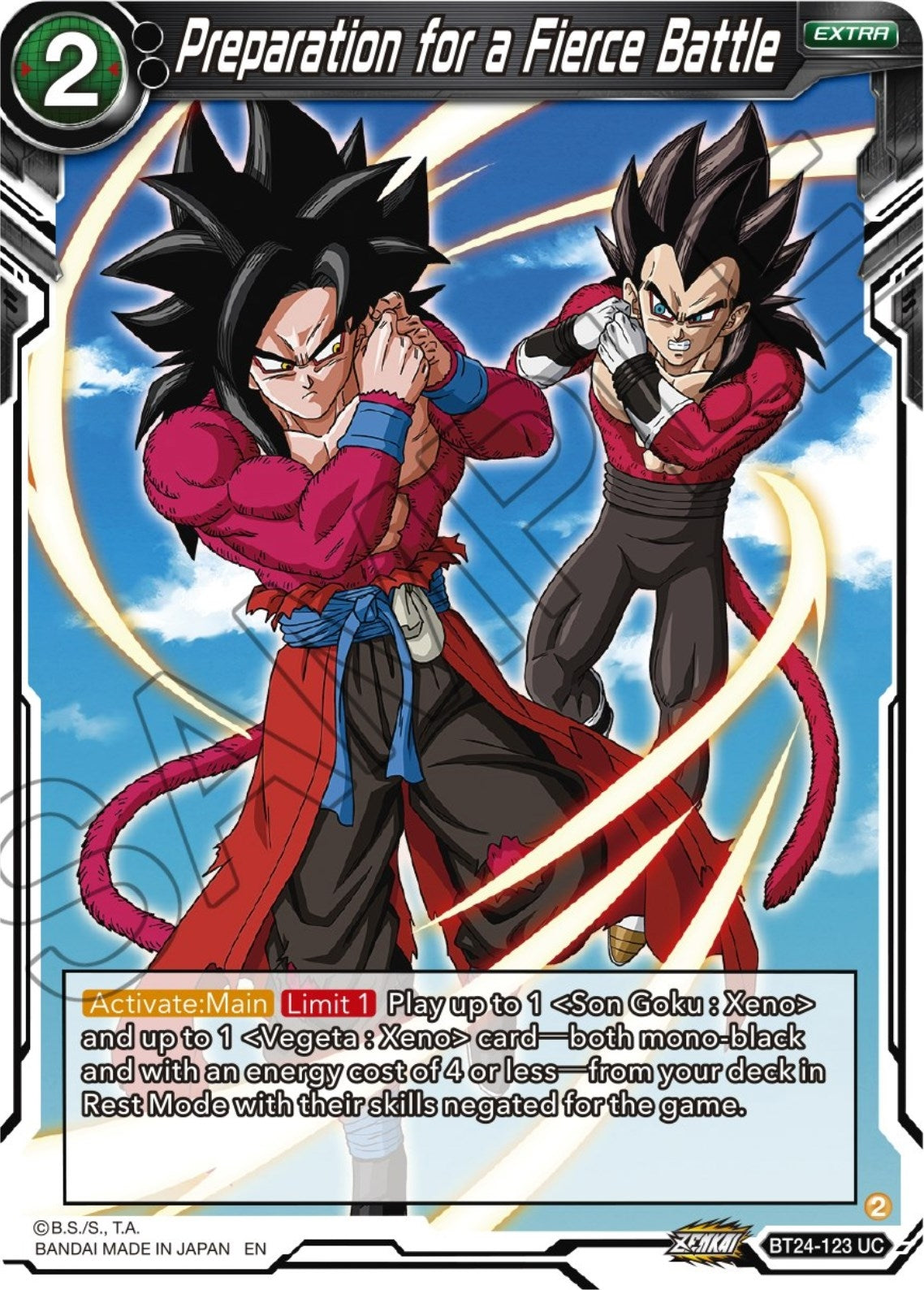 Image for Preparation for a Fierce Battle (BT24-123) (BT24) - Dragon Ball Super: Masters
