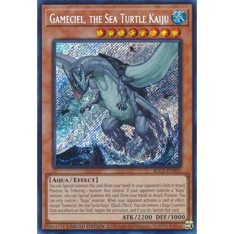 Image for Gameciel, the Sea Turtle Kaiju (BLC1-EN005) (BLC1) - YuGiOh