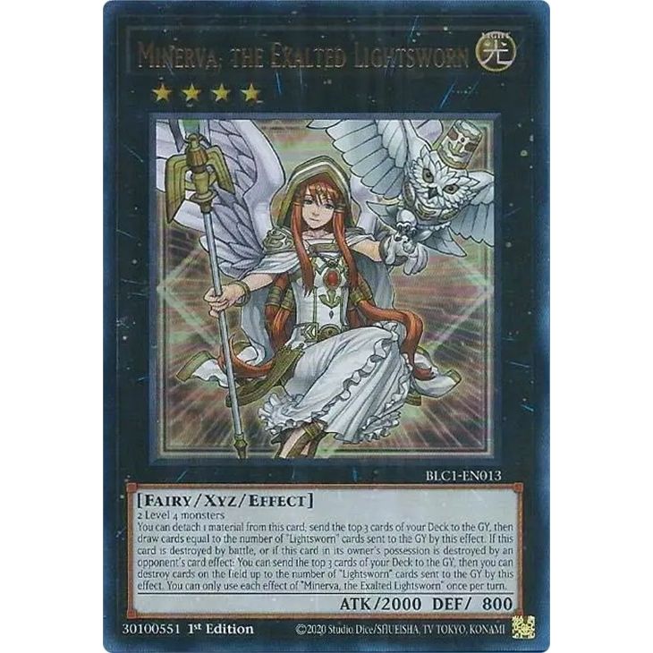 Image for Minerva, the Exalted Lightsworn (BLC1-EN013) (BLC1) - YuGiOh