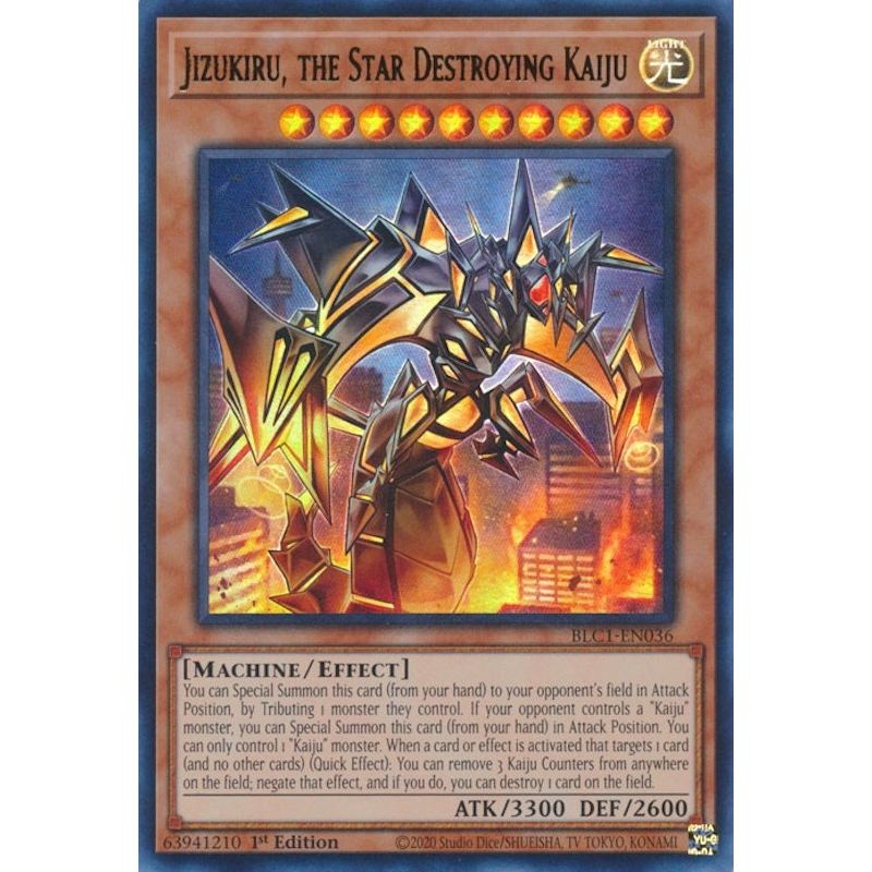 Image for Jizukiru, the Star Destroying Kaiju (BLC1-EN036) (BLC1) - YuGiOh