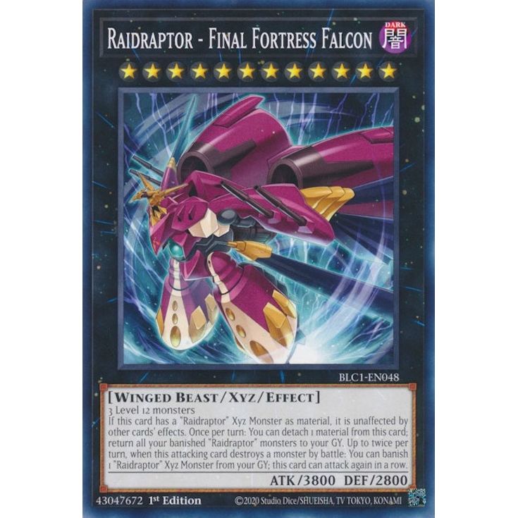 Image for Raidraptor - Final Fortress Falcon (BLC1-EN048) (BLC1) - YuGiOh